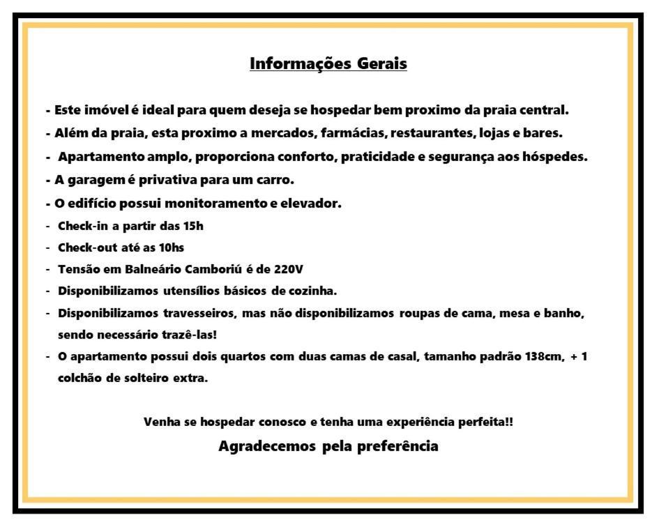 Appartement Perfeito Apartamento Com Churrasqueira E Garagem Privativa Em Balneário Camboriú Extérieur photo